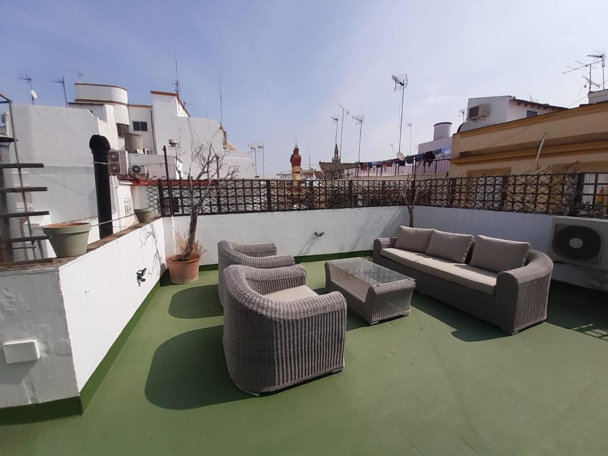 Champion Duplex Terrace And Garage Old Town 6 Pax Appartement Sevilla Buitenkant foto